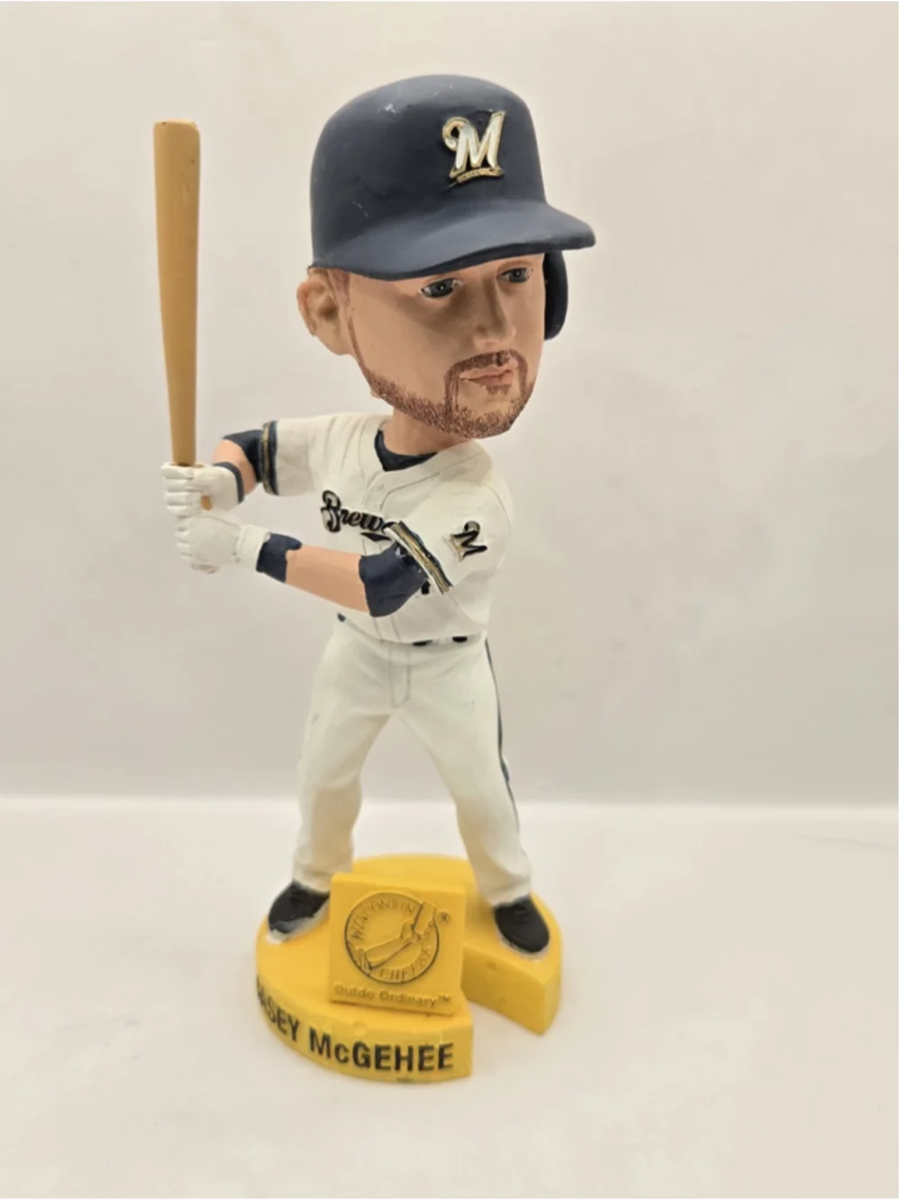 CASEY MCGEHEE Milwaukee Brewers 2011 SGA Bobblehead WITH BOX
